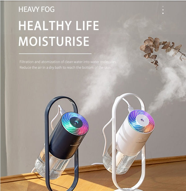 Magic Shadow USB Air Humidifier with Night Light & Ultrasonic Mist Maker