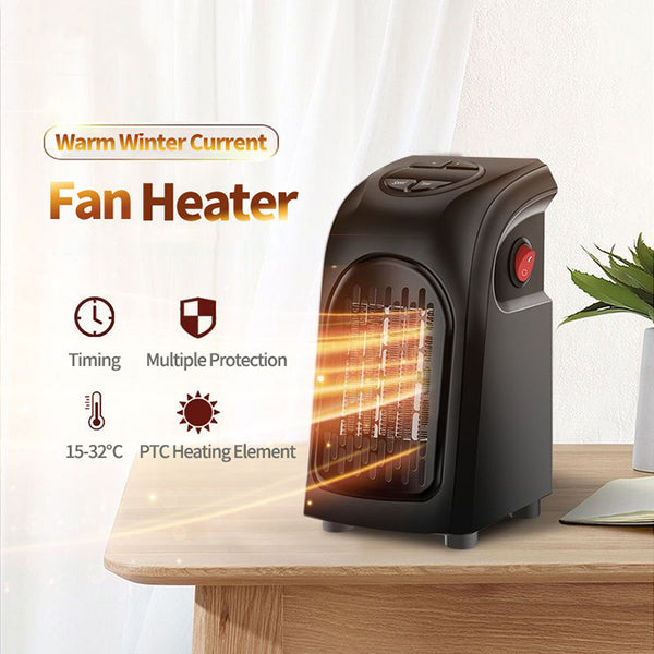 Winter Air Heater Fan - Electric Ceramic Heater for Home, Office, and Camping